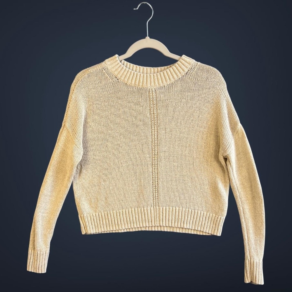 Banana Republic‎ Sweater Womens Extra Small Petite Crewneck Knit Pullover XS - Picture 2 of 7